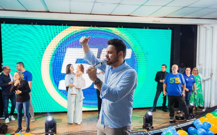 Convenção oficializou a coligação ‘Mudança de Verdade’ na noite de segunda  (Foto: Divulgação)