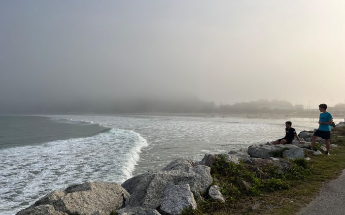 Há condições para formação de mais neblina durante a noite (Foto: Estagiária Ana Júlia Kamchen, sob a supervisão da jornalista Fran Marcon)