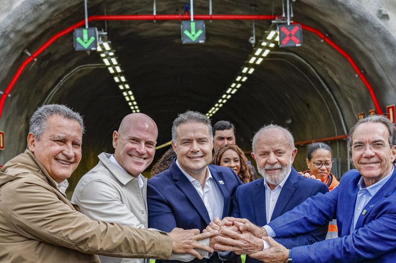 Jorginho gravou vídeo criticando fato de Lula inaugurar obra “12 anos atrasada” (foto: Ricardo Stuckert)