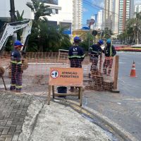 Obras da Emasa deixam o centro de BC sem água  