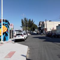 É proibido estacionar no largo da praça Nossa Senhora dos Navegantes