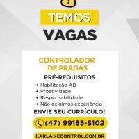 E-Control abre vagas para controlador de pragas  