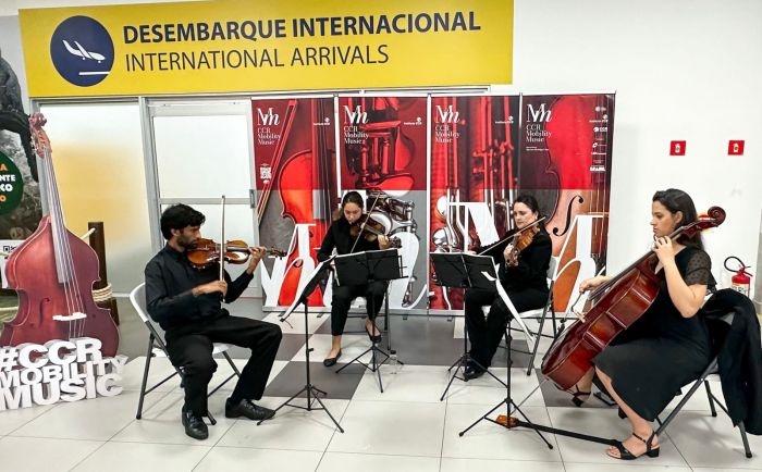 Projeto leva música clássica ao terminal de quarta a sexta até o fim do mês

 (Foto: Divulgação/CCR)