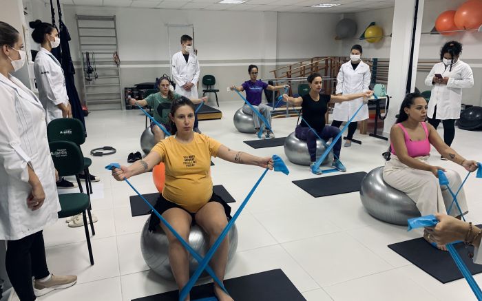 Encontros acontecem às segundas e sextas-feiras na clínica-escola de Fisioterapia

(Foto: Divulgação/Uniavan)