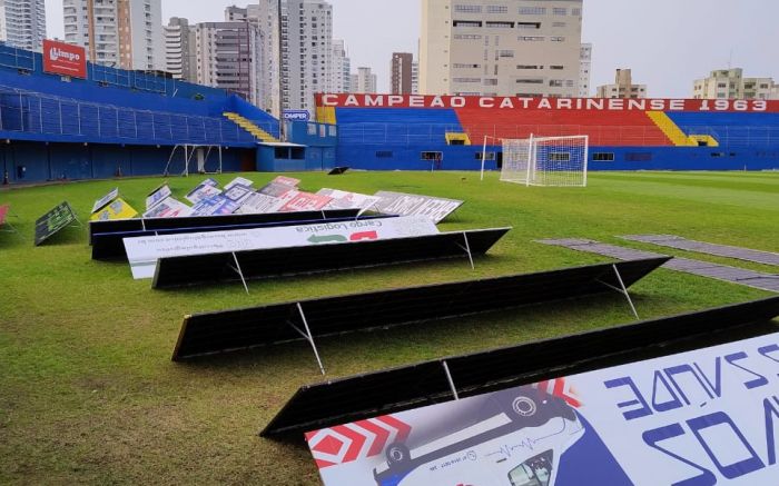 Cancelamento em cima da hora inviabilizou partida entre os músicos de Itajaí 
 (Foto: Divulgação/Clube Náutico Marcílio Dias)