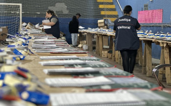 Urnas já estão prontinhas para o grande dia, informa a Justiça Eleitoral  (Foto: Laura Testoni)