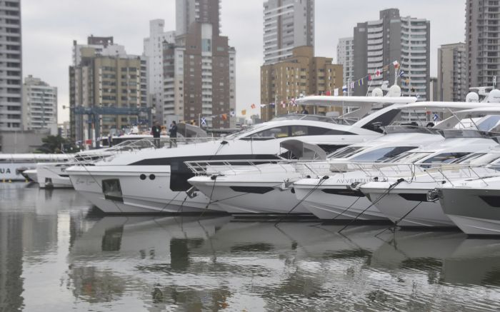 Itajaí abraça 90% da fabricação de barcos no Brasil (Foto: João Batista)