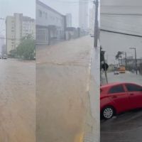 Itajaí tem quase 80 mm de chuva nas últimas 12 horas