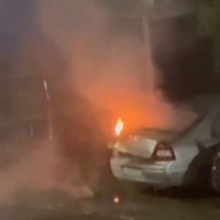 Carro de SC explode na Praça dos Três Poderes  