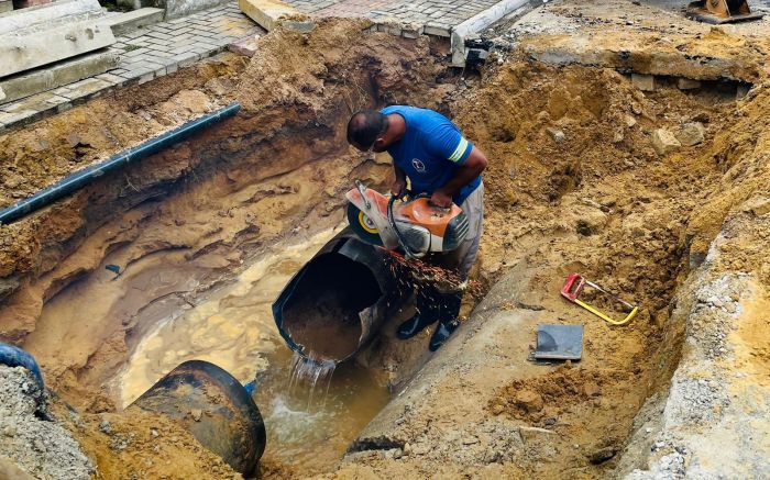 Moradores dos bairros Pioneiros, Nações, Praia dos Amores, Ariribá e parte do centro devem ficar sem água (Foto: Arquivo/Emasa)