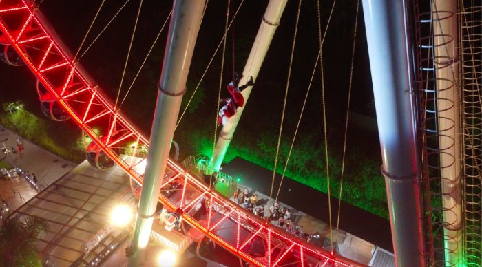 Roda-gigante vai anunciar uma novidade durante a apresentação
(foto: MAAD/FG Big Wheel)