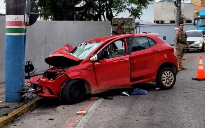 Três vítimas estavam inconscientes quando o socorro chegou (Foto: Divulgação/CBMSC)