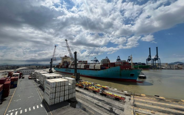 Por enquanto, município de Itajaí fica com a gestão do porto durante o processo de federalização (Foto: Arquivo)