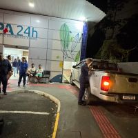 Urgente: Caminhonete perde o freio e acerta pilar do hospital Ruth Cardoso  