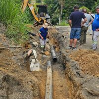 Vazamento interrompe o abastecimento nas praias agrestes de Balneário Camboriú