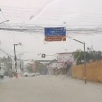 Trânsito entre o centro de Navegantes e o Gravatá está trancado 