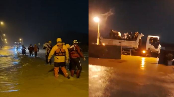 Camboriú está em estado de emergência; chuva deve continuar nas próximas horas (Foto: Reprodução/Leitor)