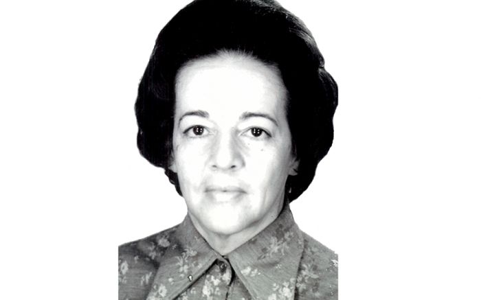 Wanda Abreu Webler foi vereadora em 1977 (Foto: CVBC)