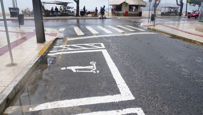 Espaços são pra evitar que aparelhos fiquem largados pela cidade (Foto: João Batista)