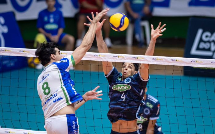 Pela primeira vez o Joinville Vôlei chega a semifinal da Copa Brasil. Foto: Agência i7 