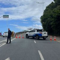 Avenida Panorâmica é liberada após acidente de moto