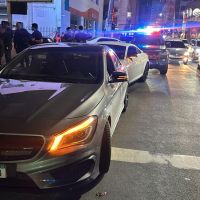 Racha de Mercedes e Audi termina com dois motoristas  presos em Balneário Camboriú