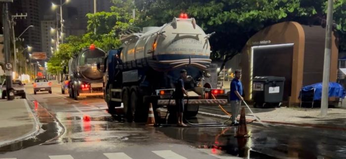 Ação será contínua, então vem muita água e sabão por aí (foto: divulgação - PMBC)