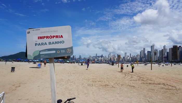 Pontal norte apresentou condição própria após dois meses (Foto: Arquivo/João Batista)