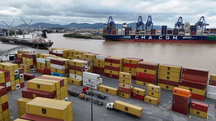 Movimentação de contêineres subiu 21%, com 117,8 mil TEUs (Foto: Arquivo/Felipe Trojan)