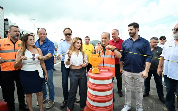 Jorginho Mello rebateu Lula na inauguração das alças da Antônio Heil