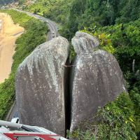 Pedra do Ovo recebe equipamentos para acompanhar movimentação de rocha