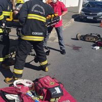 Homem de patinete é atropelado em Ilhota