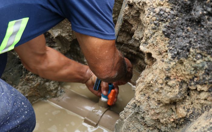 Emasa interrompe abastecimento no Bairro dos Municípios ( foto: EMASA)