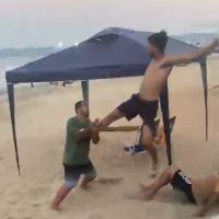 Briga generalizada marca final da Festa dos Amigos