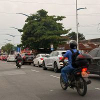 Pane mecânica interditou a BR 101 em Itapema