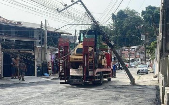 Pelo site da Celesc, são 603 imóveis às escuras (Foto: Leitor)