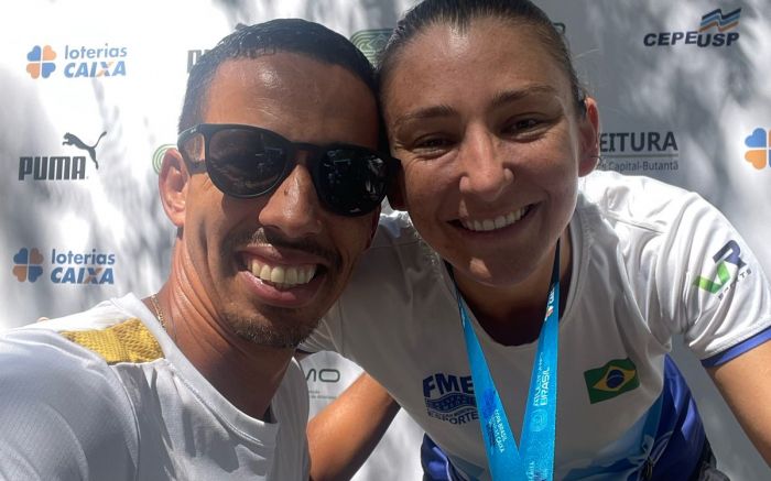 Além de Mayara, técnico Diogo Gamboa também integra delegação brasileira (Foto: Divulgação)