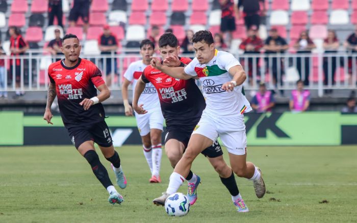 No jogo de ida, equipes empataram em 0 a 0 em Joinville. Foto: Lucas Gabriel Cardoso/Brusque