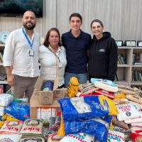 Passeio ciclístico arrecada mais de 100 kg de alimentos para lar em Tijucas