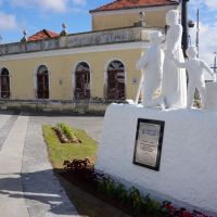 Monumento marca os 150 anos de imigração italiana em SC