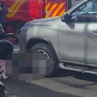 Idosa morre atropelada em faixa de pedestre da Meia Praia