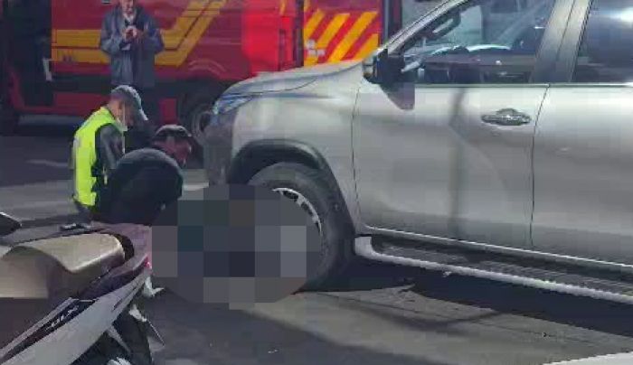 Vítima foi atropelada na rua 254, em Itapema
(foto: reprodução)