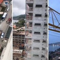 Moradora denuncia problemas de saúde causados por poeirada de obra em Penha