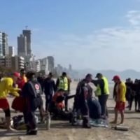 Pescador que puxava lance de rede sofre parada cardíaca