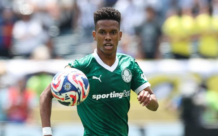 Estevão, do Palmeiras, vai enfrentar o seu futuro clube nesta sexta (Foto: Cesar Greco/Palmeiras)
