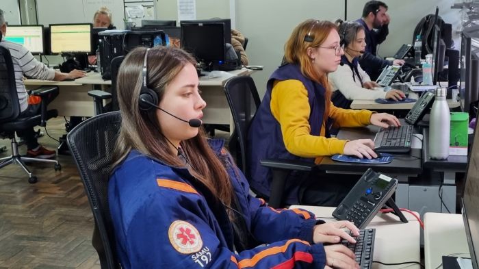 App do Samu permite comunicação direta por texto com a equipe de emergência (Foto: Divulgação/SES)