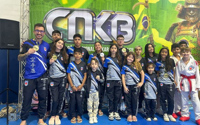 Delegação catarinense teve 20 atletas do Seikan Dojo, de Penha (Foto: Divulgação)