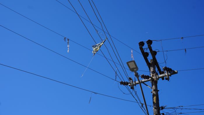 Pipas estão entre principais causas de apagões e graves acidentes em Itajaí (Foto: João Batista)