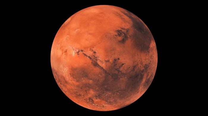 Planeta vermelho aparecerá próximo da Lua, formando espetáculo visível sem telescópio (Imagem Ilustrativa)