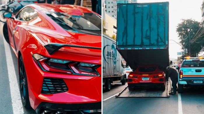 Fiscalização recolheu o veículo após flagrá-lo em um estacionamento público (Foto: Prefeitura BC/Divulgação)